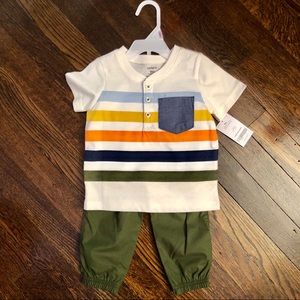 Carters Baby Boy 2 Piece Set- Tee & Pants
